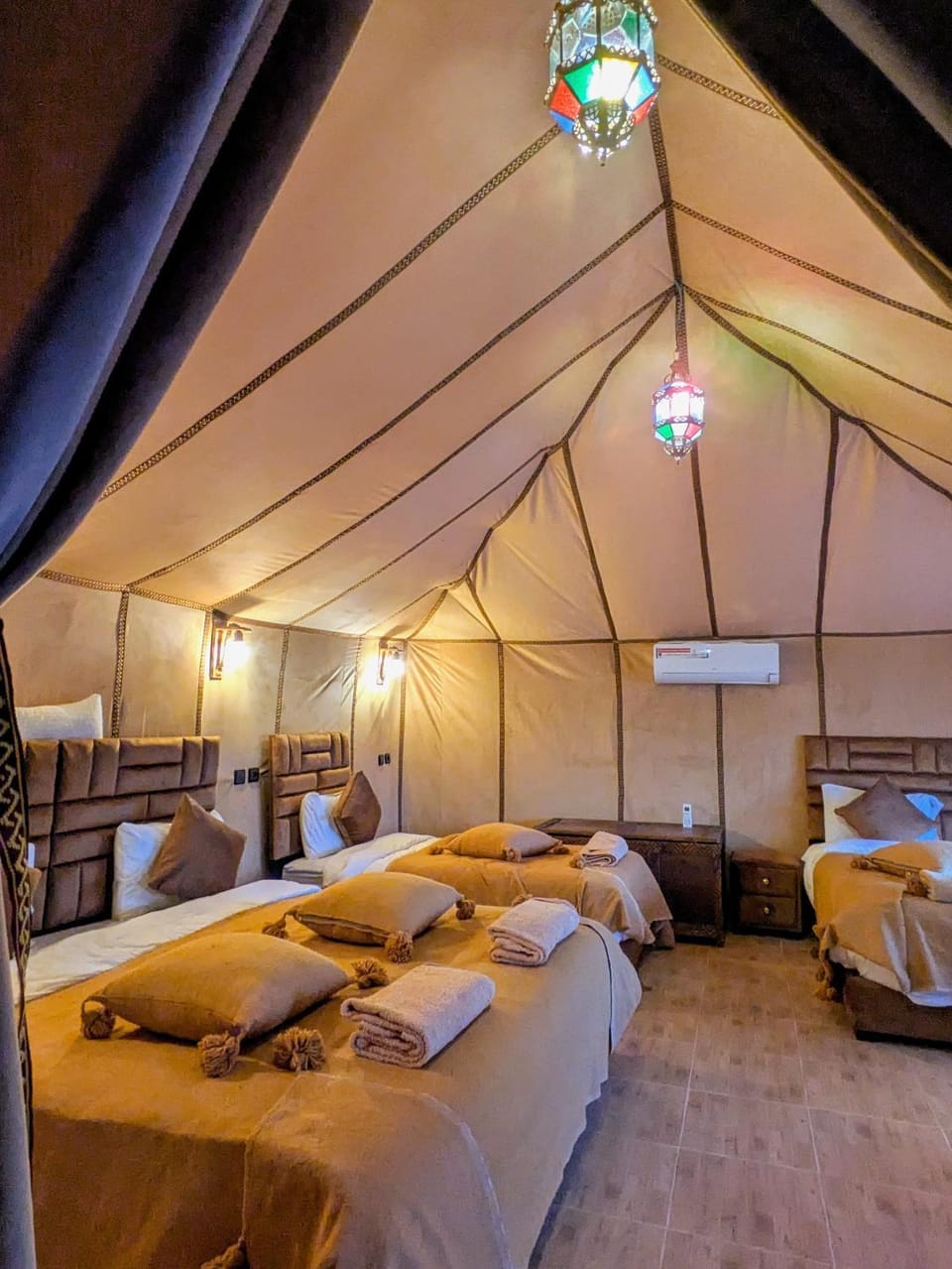 Glamping Dunes Merzouga Luxury tent in Morocco