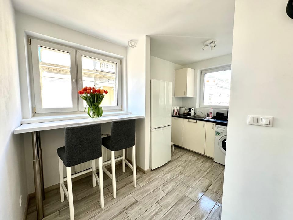 Kitchen or kitchenette, Dining area, stove