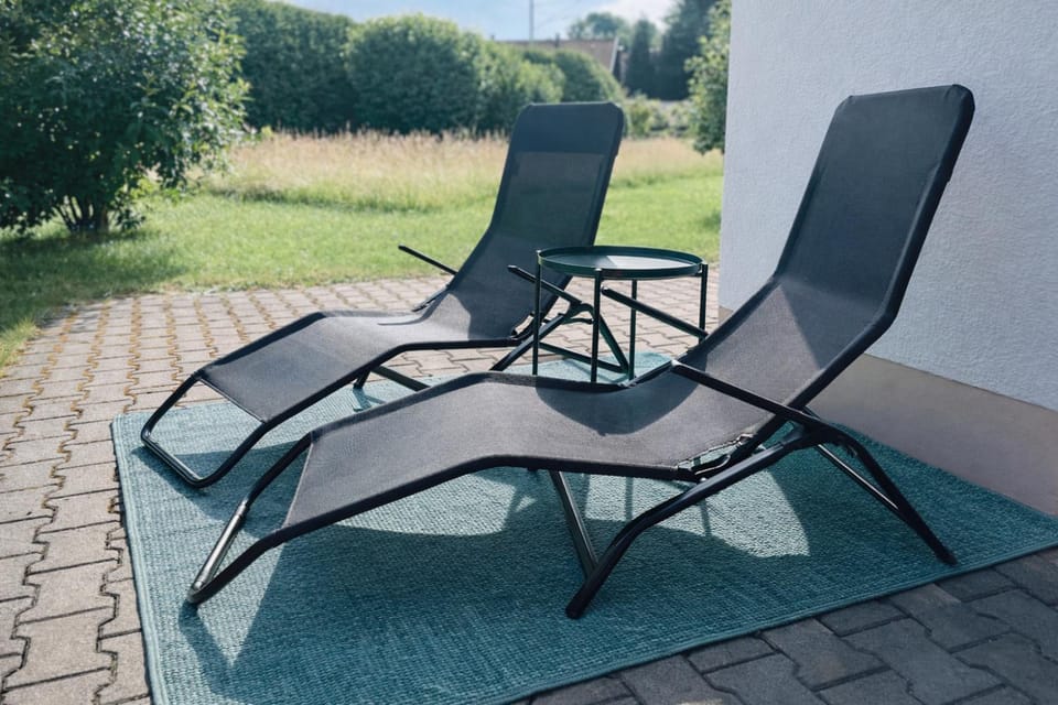 Spring, Day, Garden, Garden view, sunbed