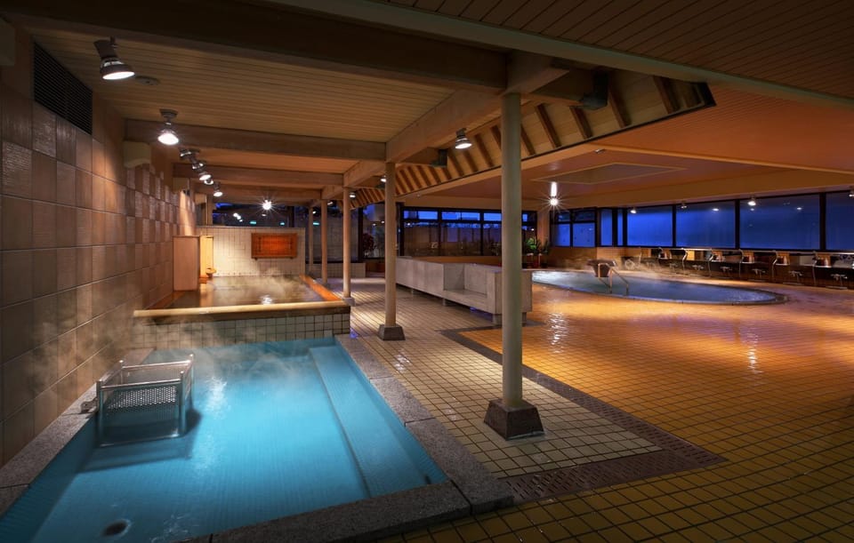 Night, Hot Spring Bath, Public Bath