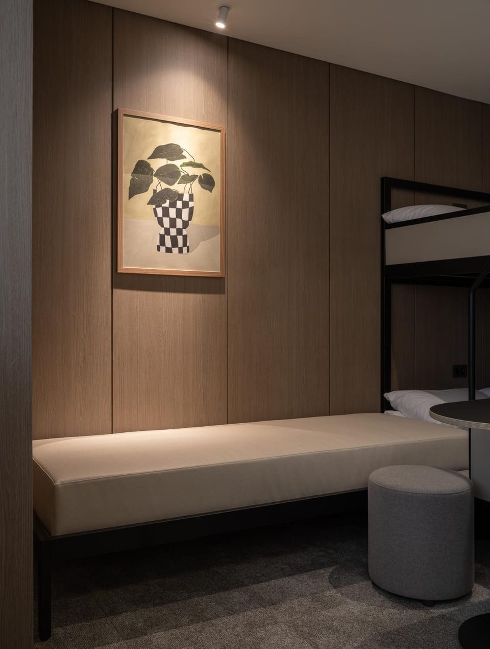 Photo of the whole room, Bedroom