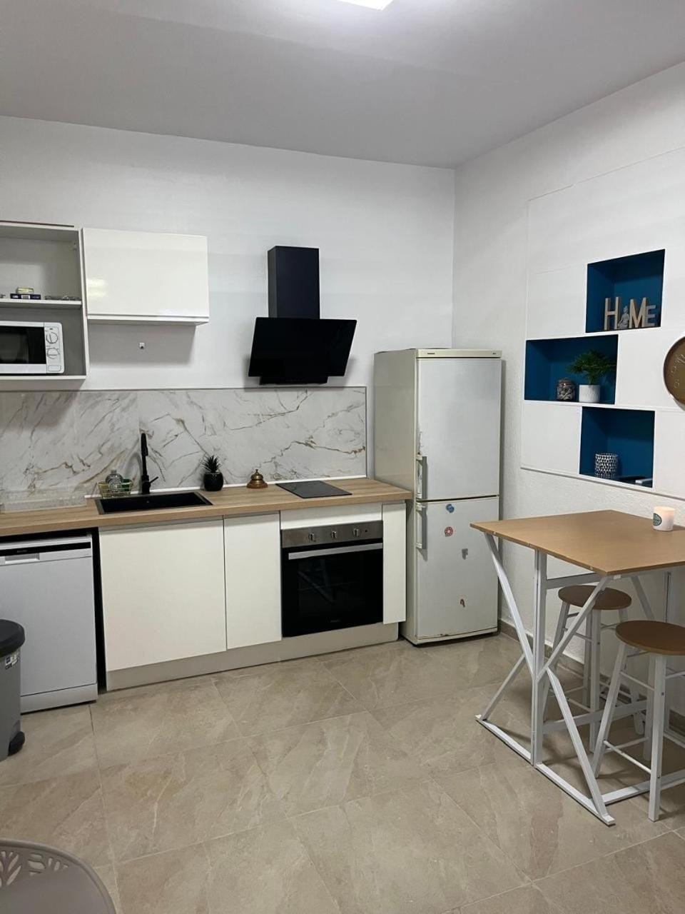 dishwasher, oven, stove, toaster