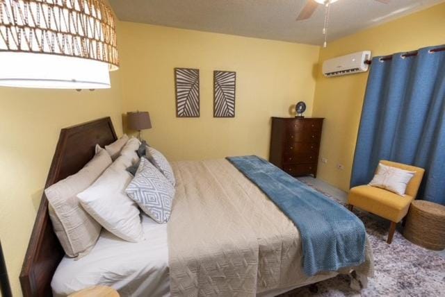 Bed, air conditioner