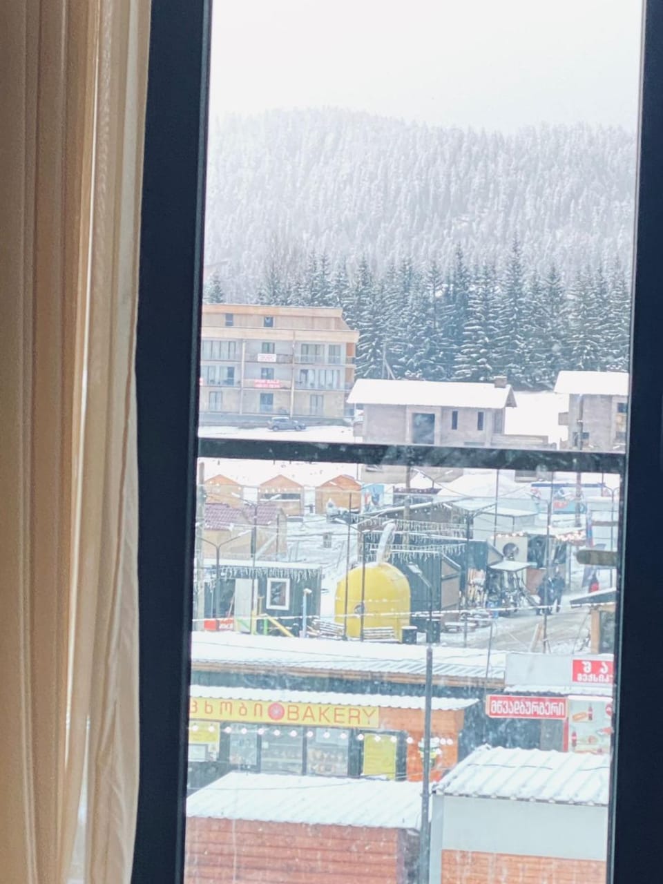 Winter, City view