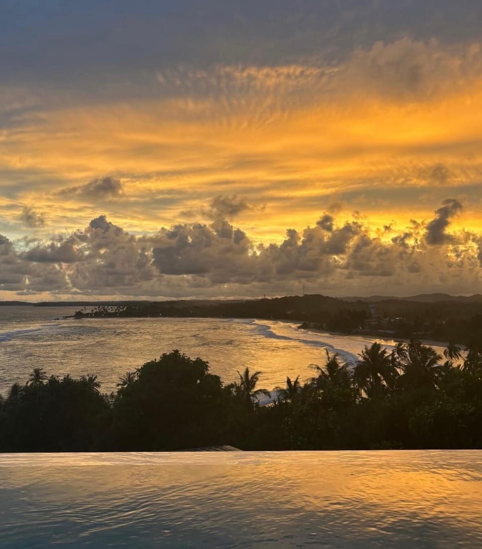 Natural landscape, Sea view, Sunset