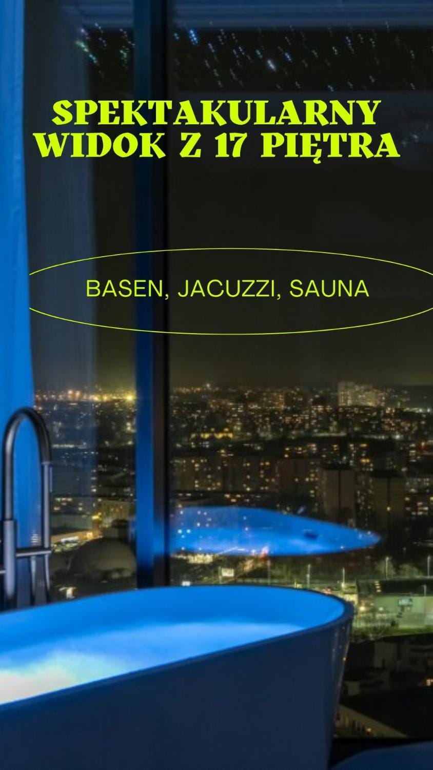 Hanza Tower Sky Lux 17th floor Apartment in Szczecin