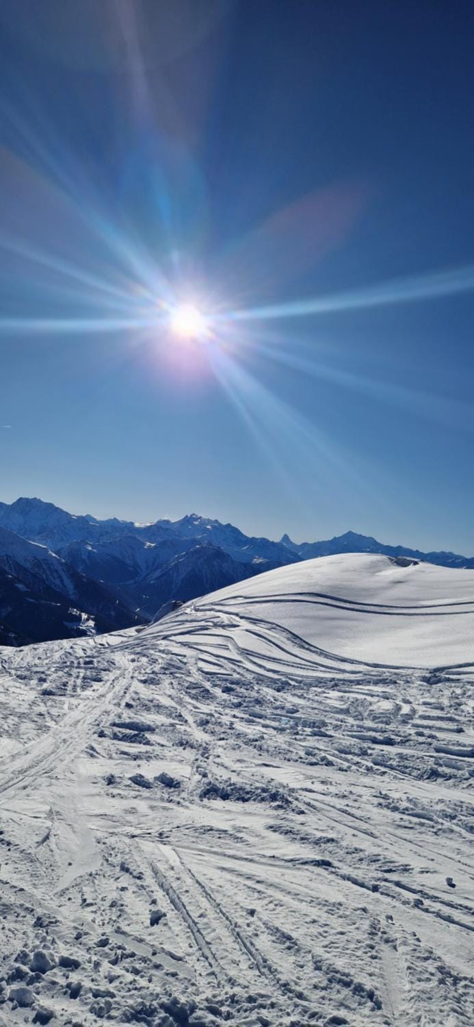 Day, Natural landscape, Winter, Mountain view