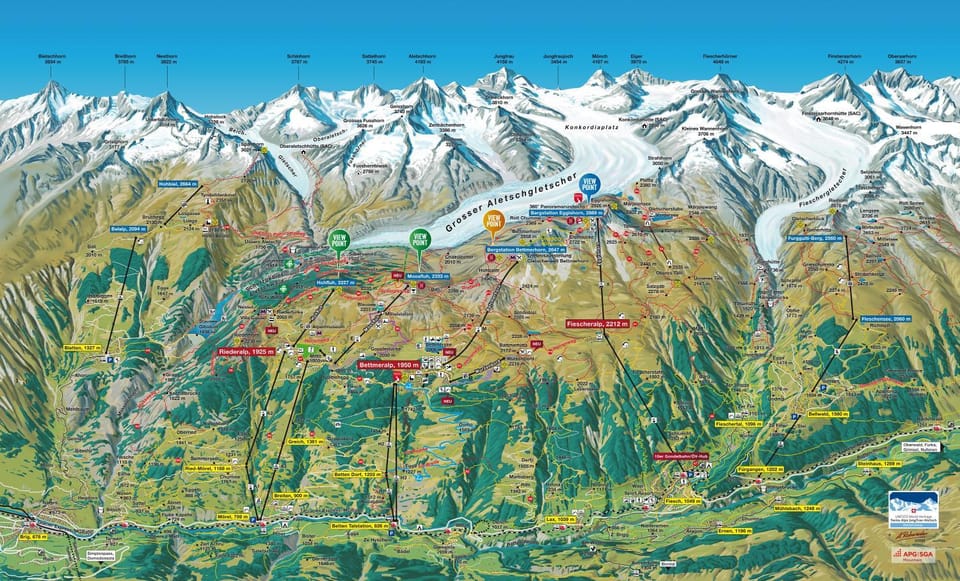 Natural landscape, Mountain view