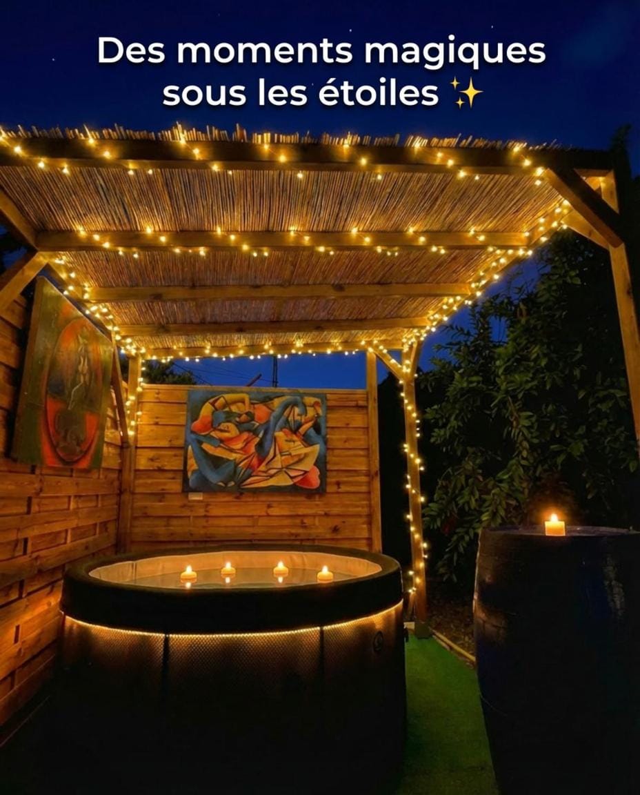 Night, Garden, Hot Tub, On site, Open Air Bath