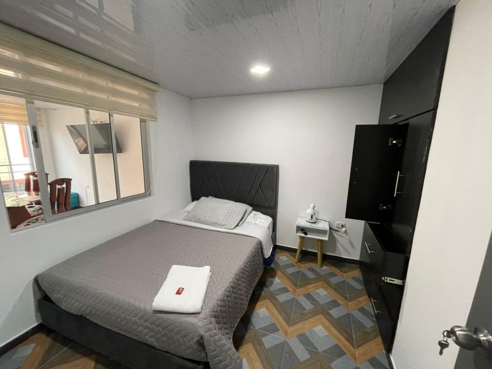 Bed, Photo of the whole room, Bedroom, wardrobe