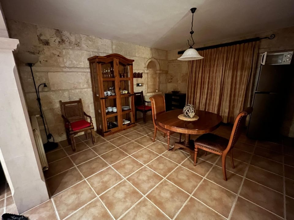 Night, Living room, Dining area