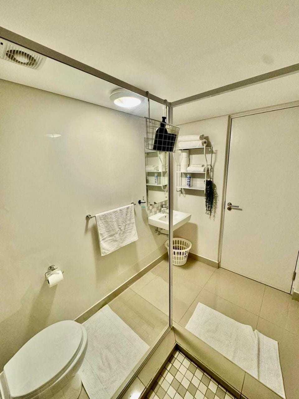 Toilet, Bathroom, towels