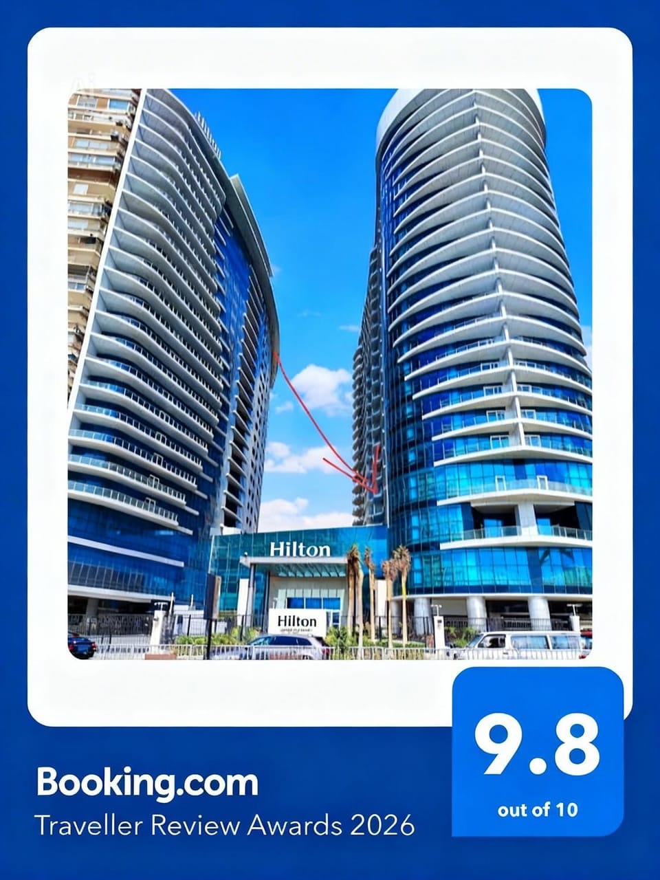 Residential Apartment in the Residential Building at Hilton Maadi Hotel 4 Apartment in Egypt