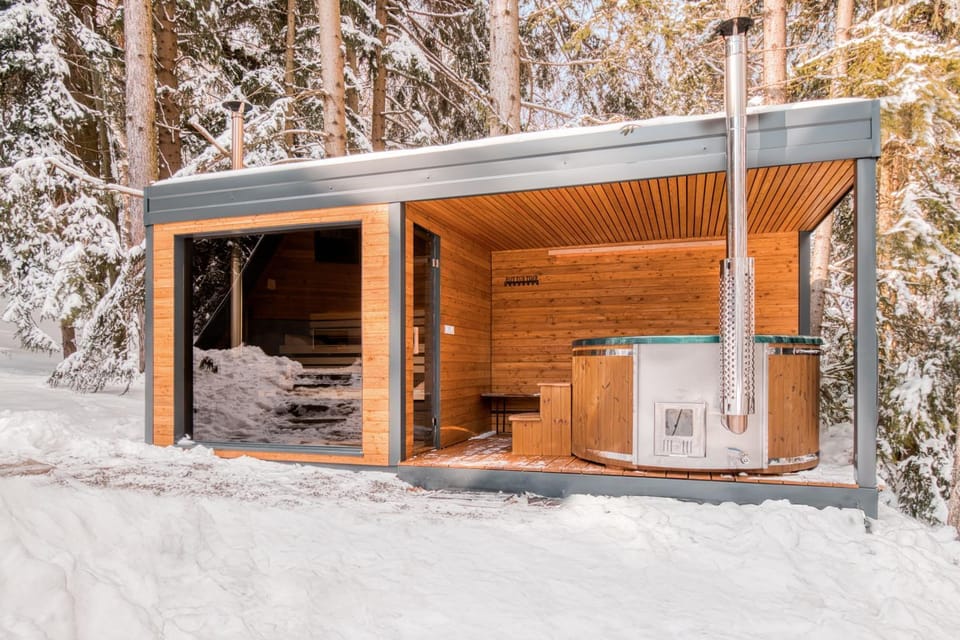 Winter, Hot Tub, Sauna, Spa and wellness centre/facilities