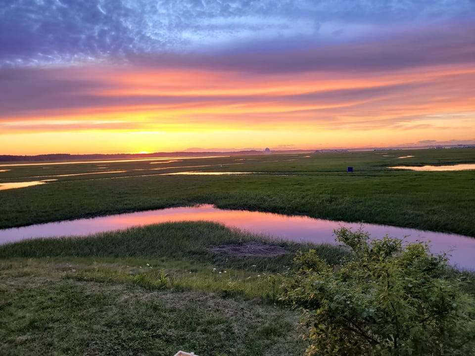 Natural landscape, Sunset