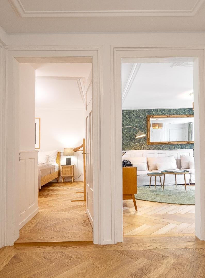 Living room, Bedroom