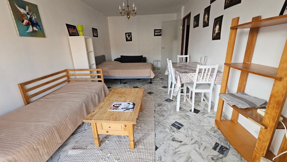 Bed, Living room, Photo of the whole room