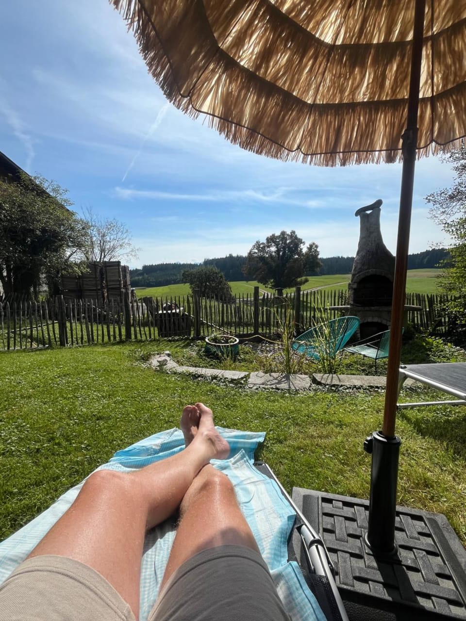 Natural landscape, Garden, Garden, Garden view, sunbed