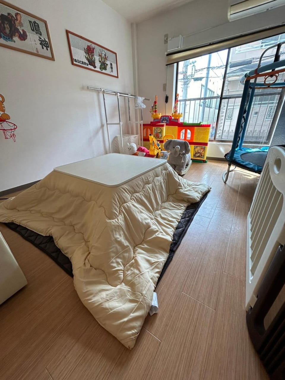 Living room, air conditioner