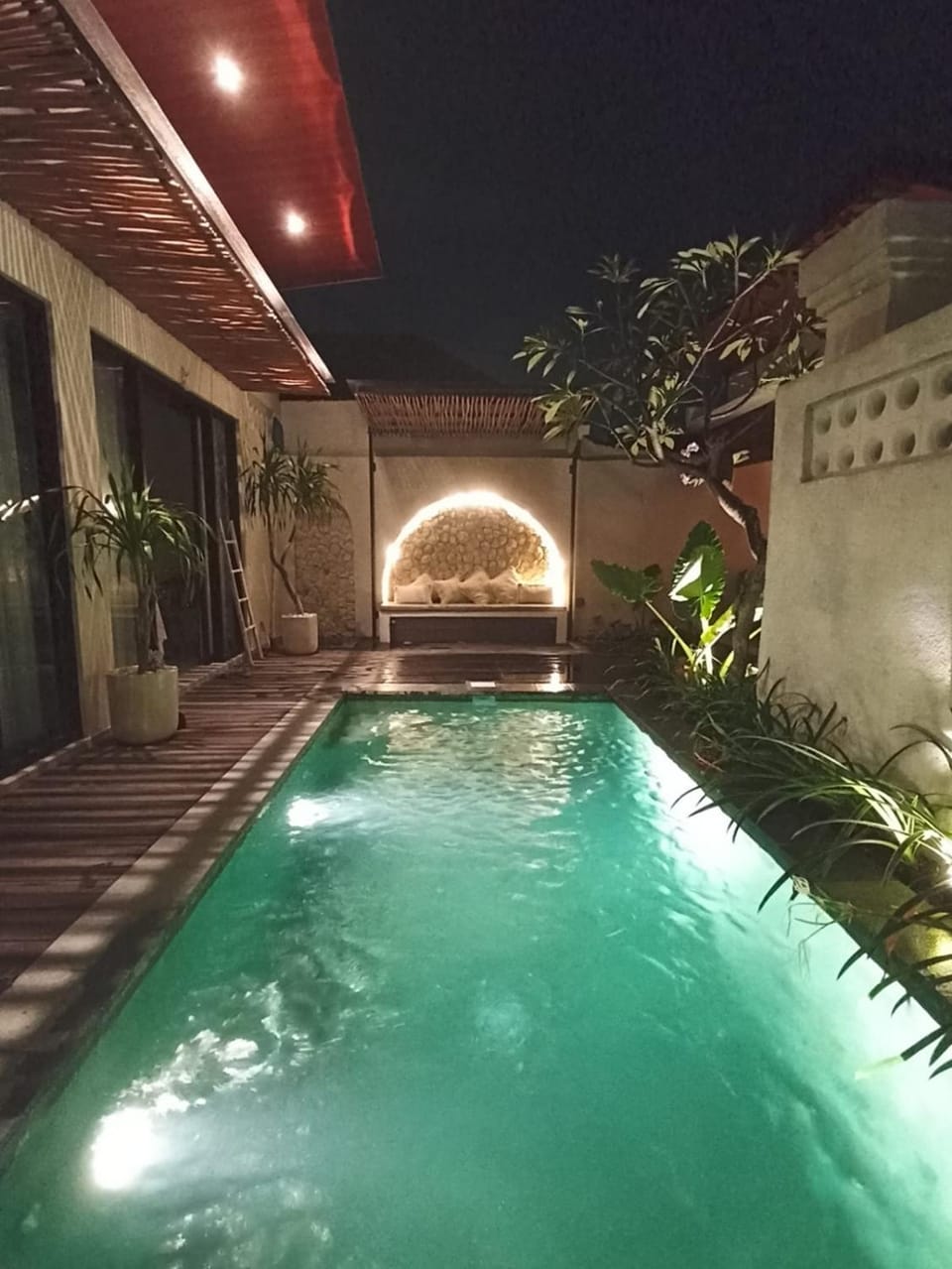 Night, Swimming pool