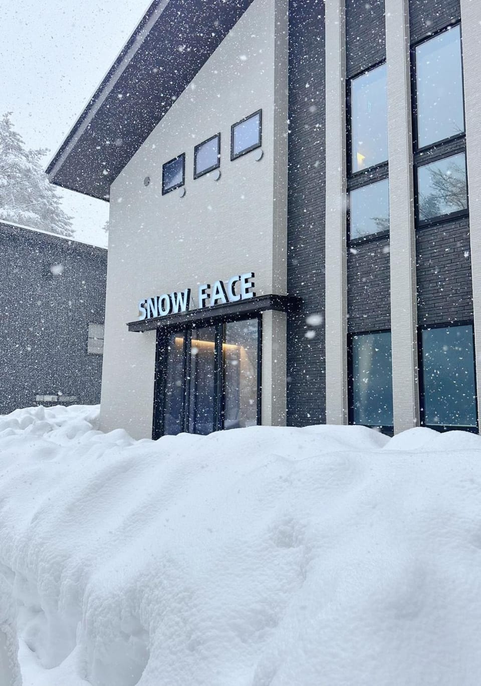 Property building, Day, Winter