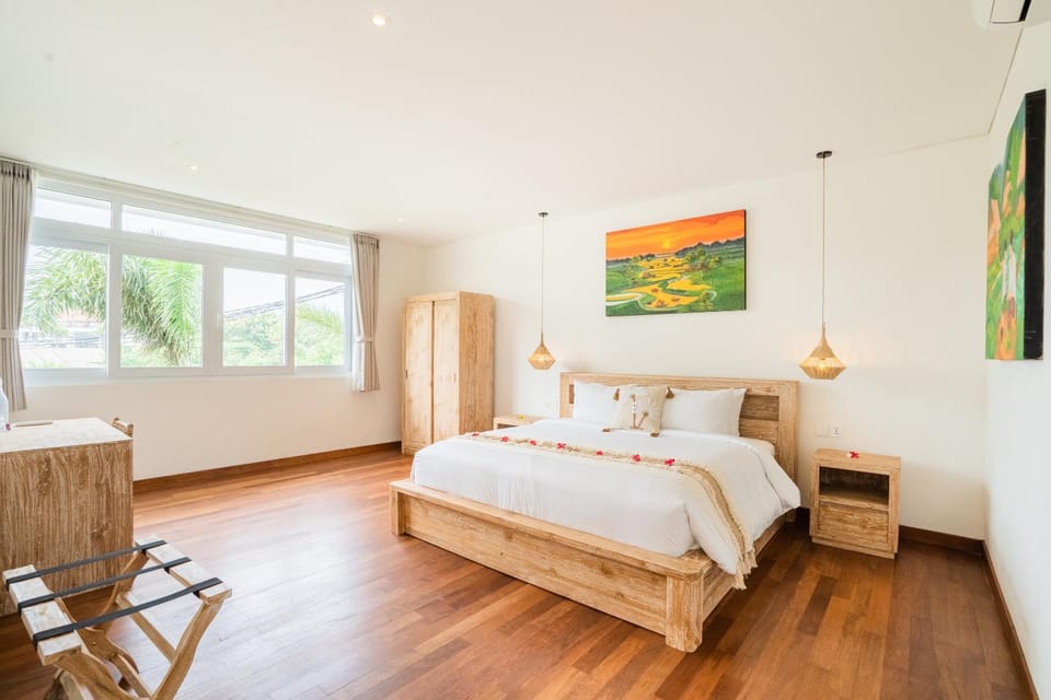 Bed, Bedroom, air conditioner