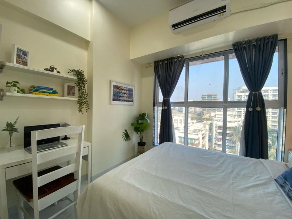 Bed, TV and multimedia, Photo of the whole room, Bedroom, air conditioner