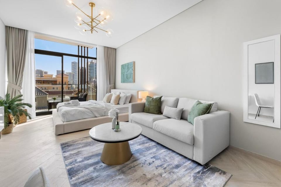 Waves - Elegant & Lavish Studio Apt for 4 in JVC Apartment in Dubai