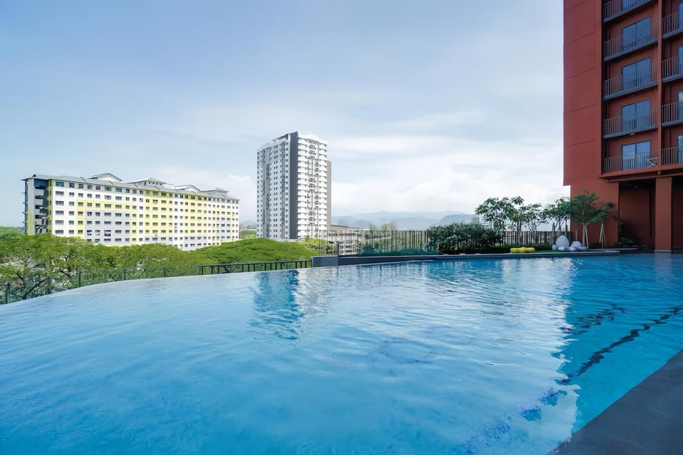 Property building, City view, Pool view, Swimming pool