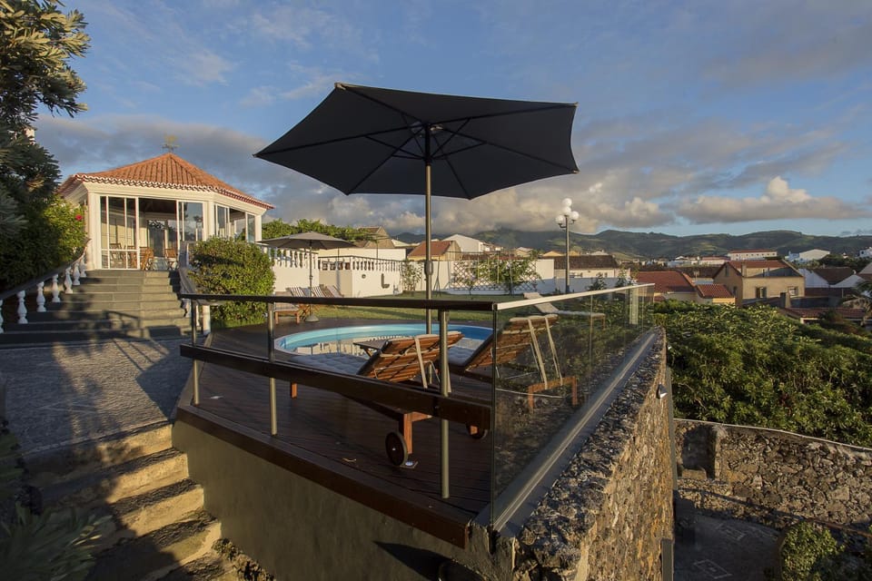 Facade/entrance, Swimming pool, Sunset