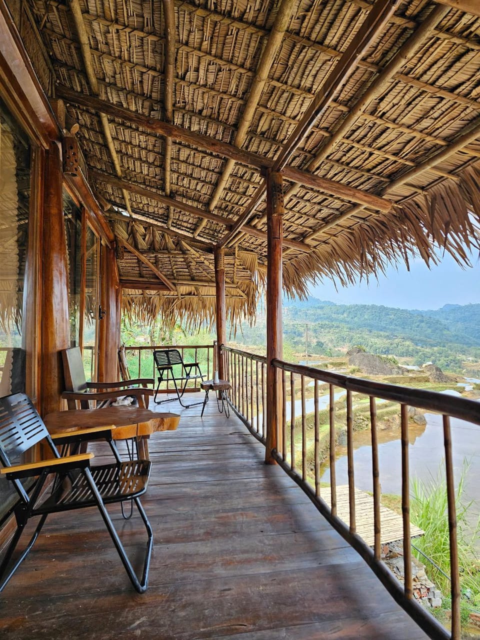 Day, Natural landscape, View (from property/room), Balcony/Terrace, Dining area, Mountain view
