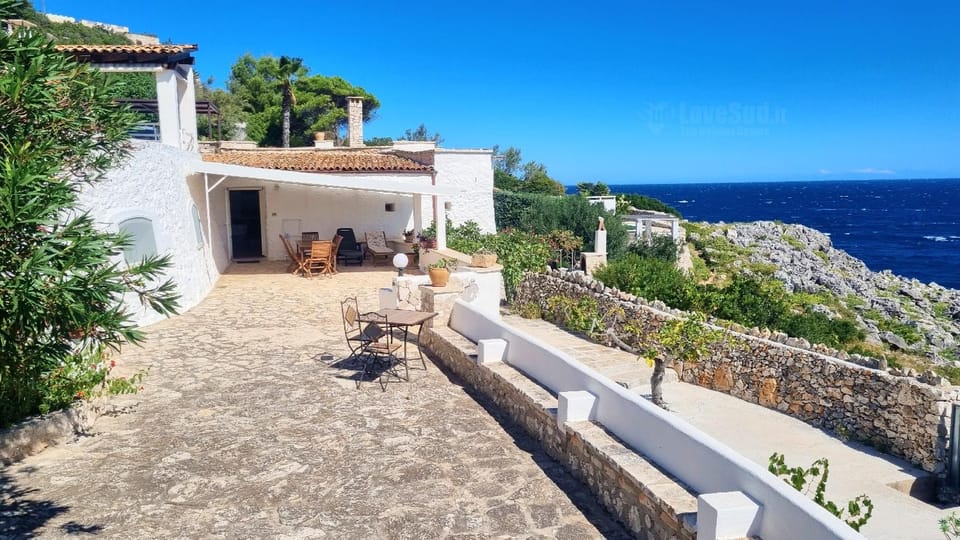 Property building, Patio, Natural landscape, View (from property/room), Balcony/Terrace, Sea view