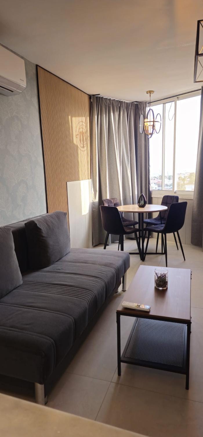 Living room, Seating area, Dining area, Sea view, air conditioner