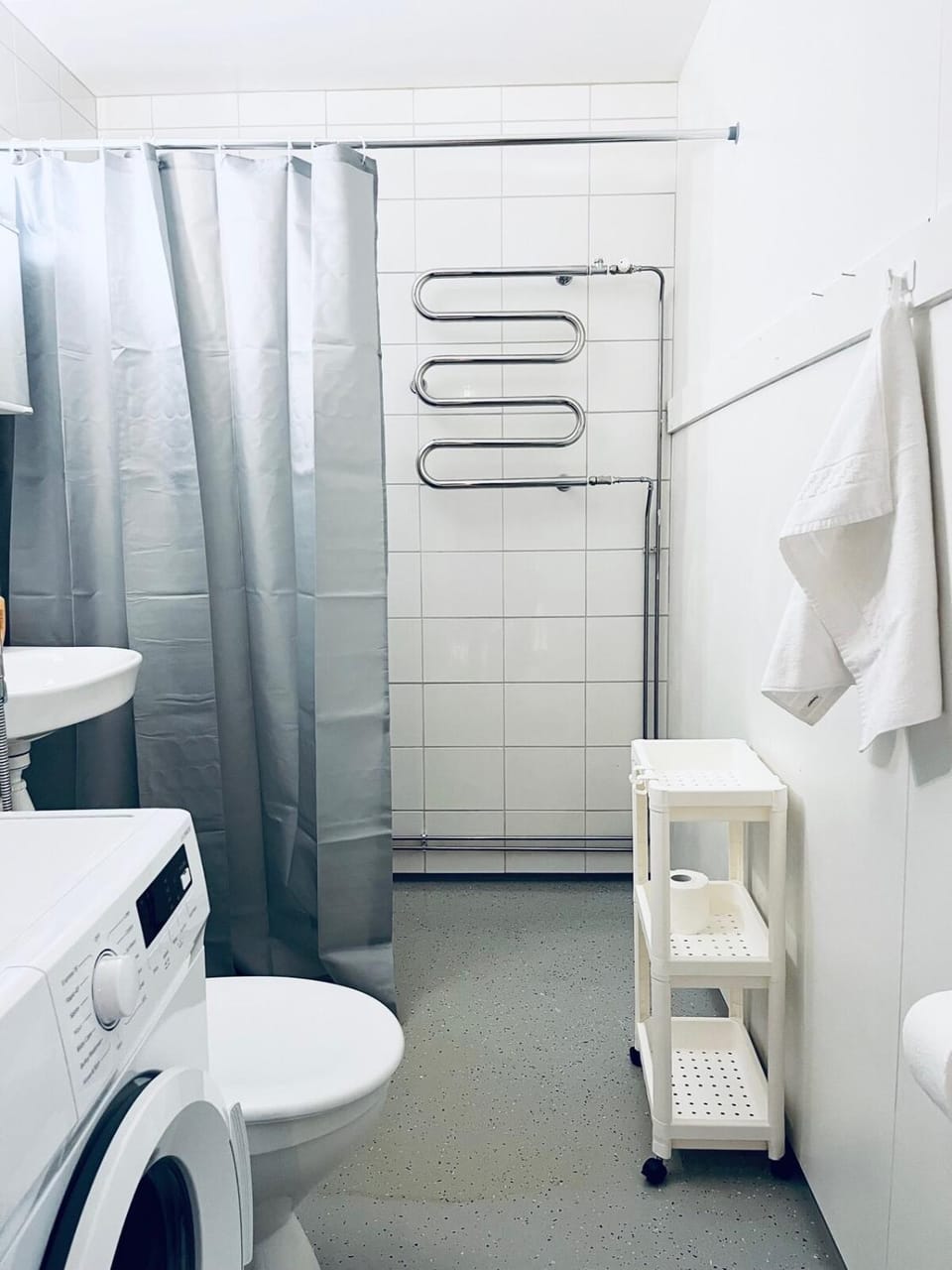 Shower, Toilet, washing machine