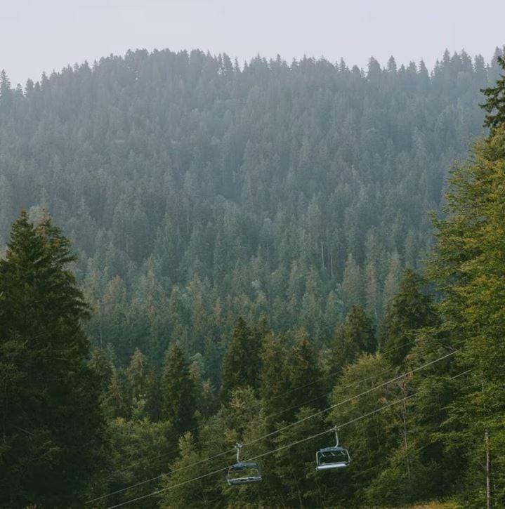 Natural landscape, Mountain view