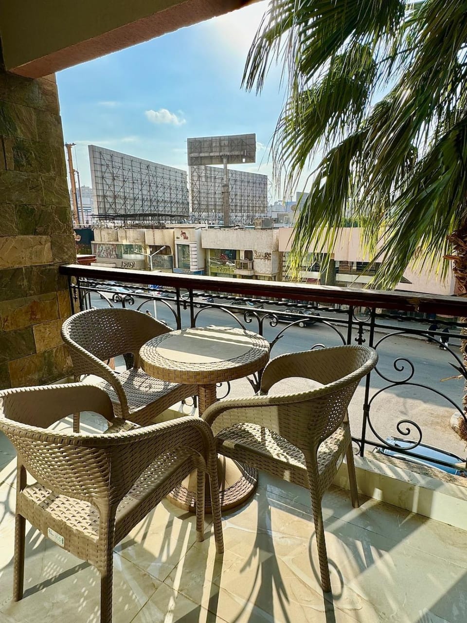 View (from property/room), Balcony/Terrace, Living room, Seating area
