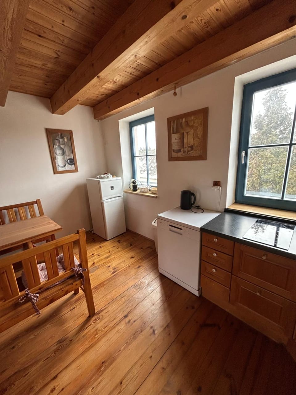 Kitchen or kitchenette, Dining area