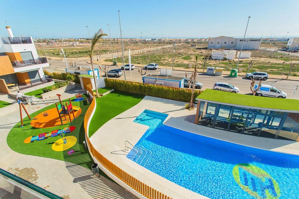 Natural landscape, Children play ground, Swimming pool, Swimming pool