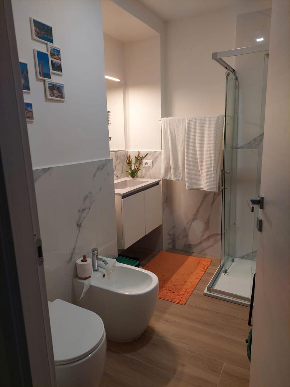 Shower, Toilet, Bathroom, bidet, towels