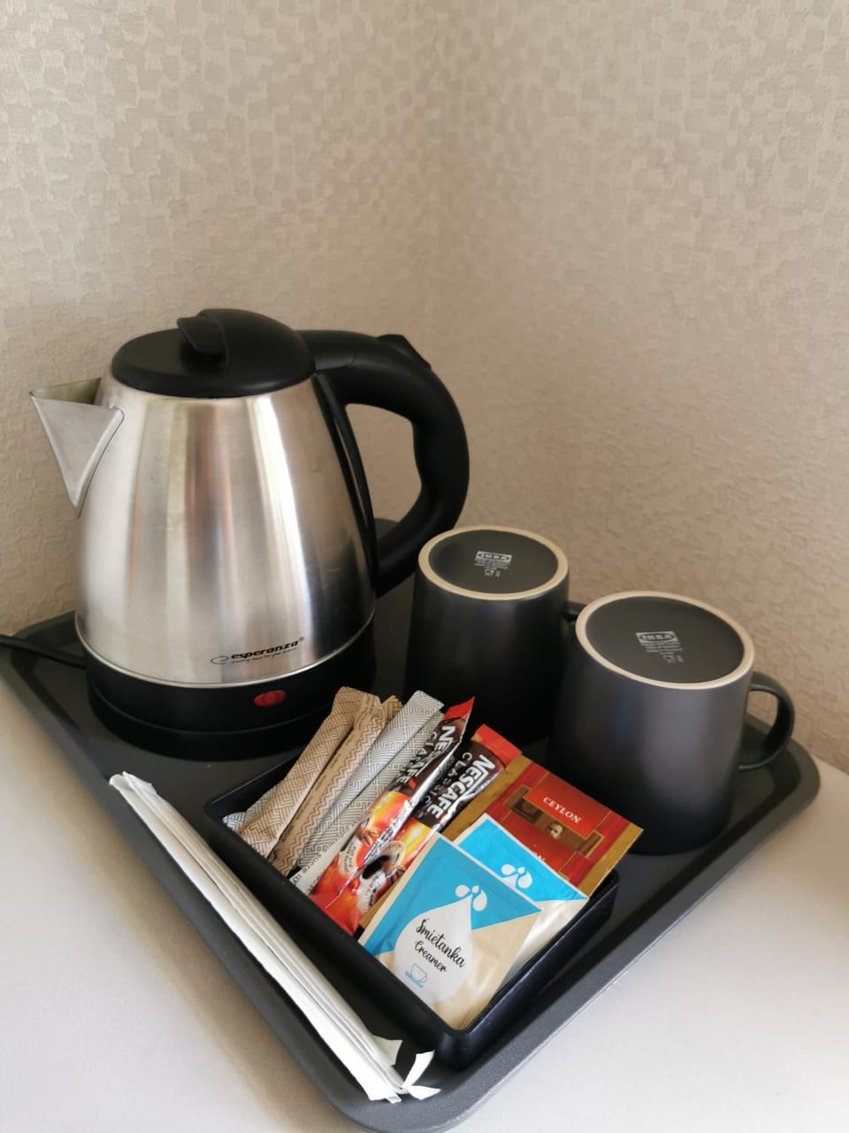 Coffee/tea facilities, Drinks