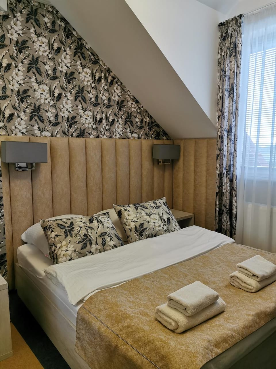 Bed, View (from property/room), towels