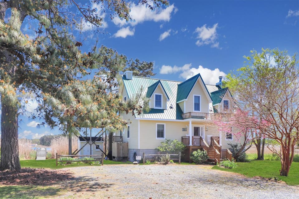 Heron's Cove on Salt Meadow - Pet friendly, waterfront home! House in Chincoteague Island