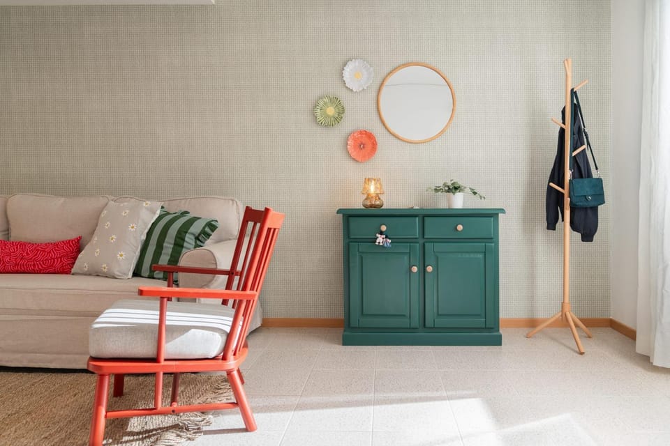 Living room, wardrobe