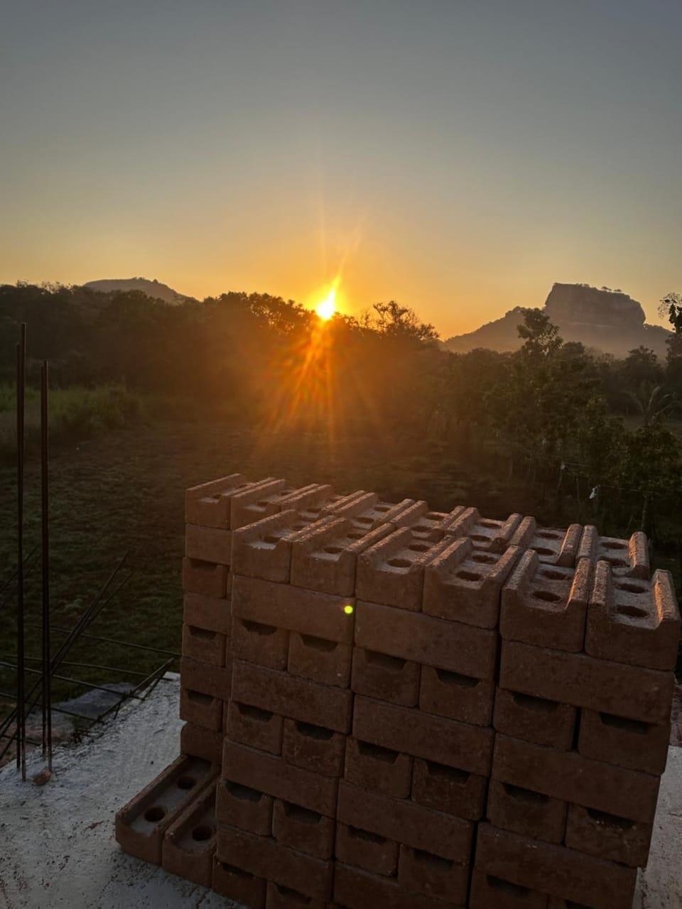 Natural landscape, Mountain view, Sunrise