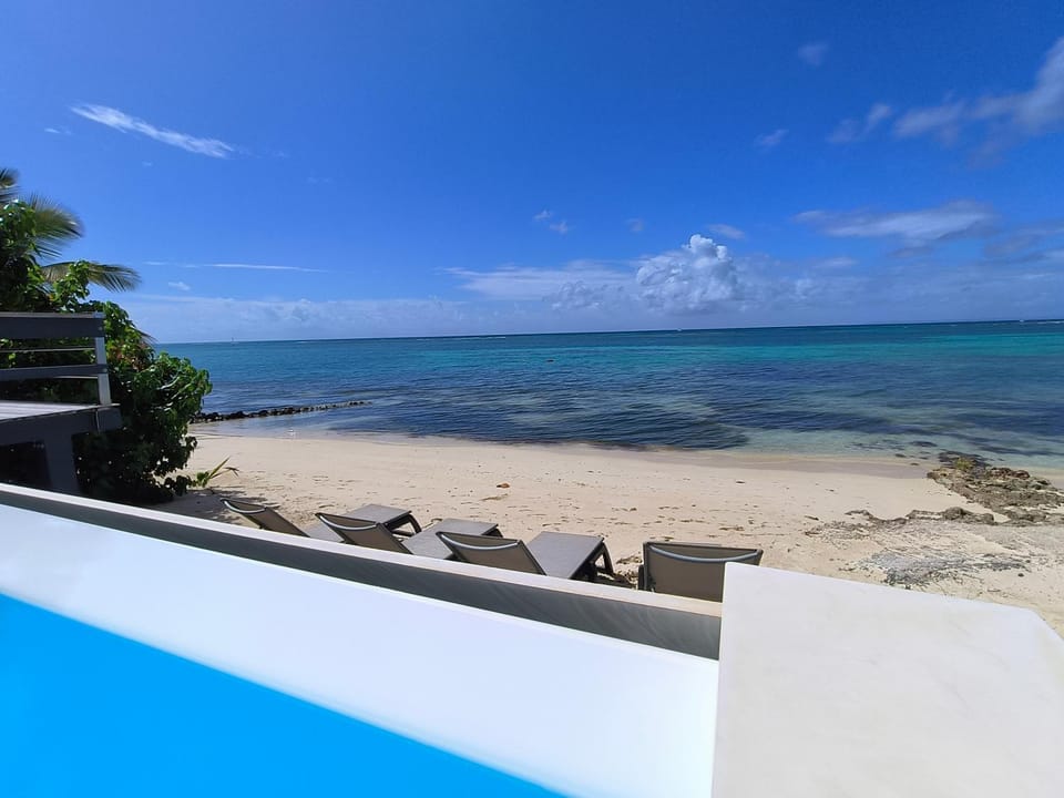 Nearby landmark, Day, Natural landscape, Beach, Pool view, Sea view, Swimming pool, sunbed