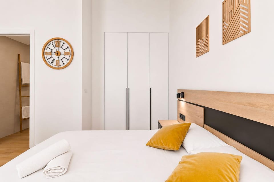Bed, Bedroom, wardrobe