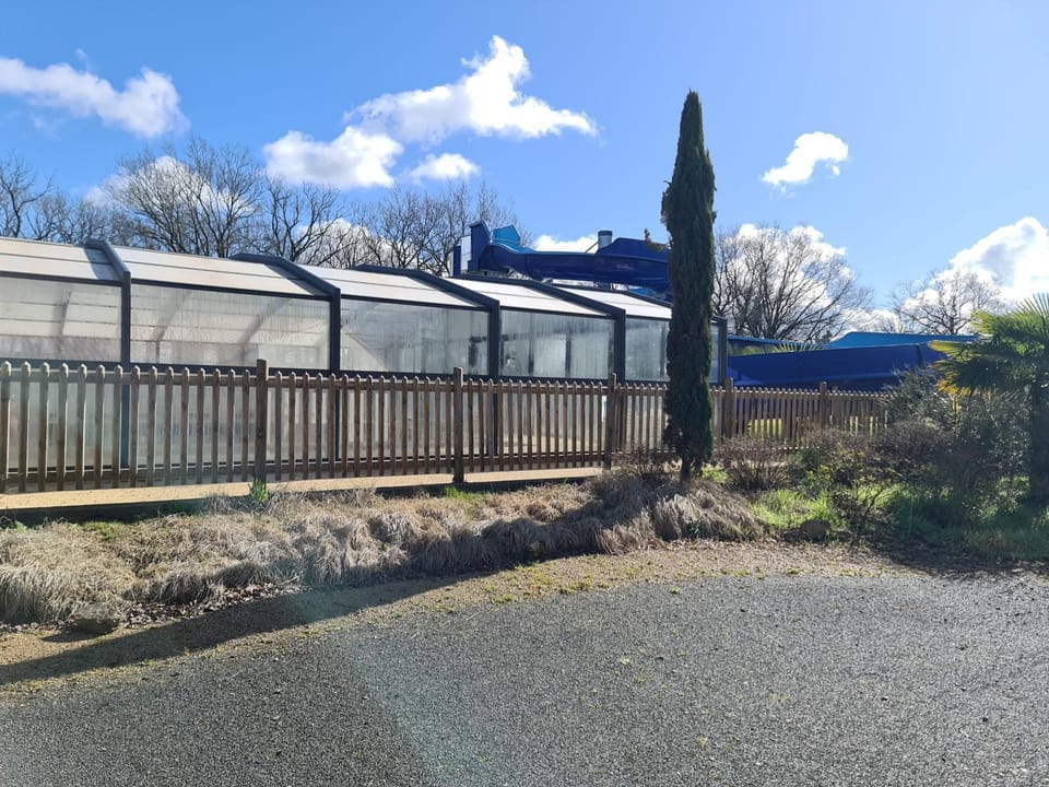 Spring, Garden view, Swimming pool