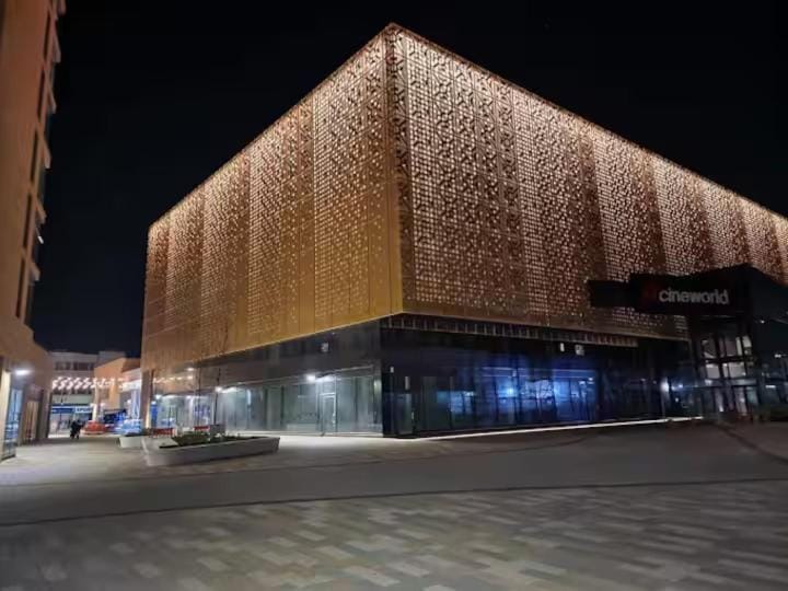 Night, City view, Location