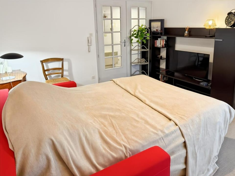 Bed, TV and multimedia, Photo of the whole room, Bedroom