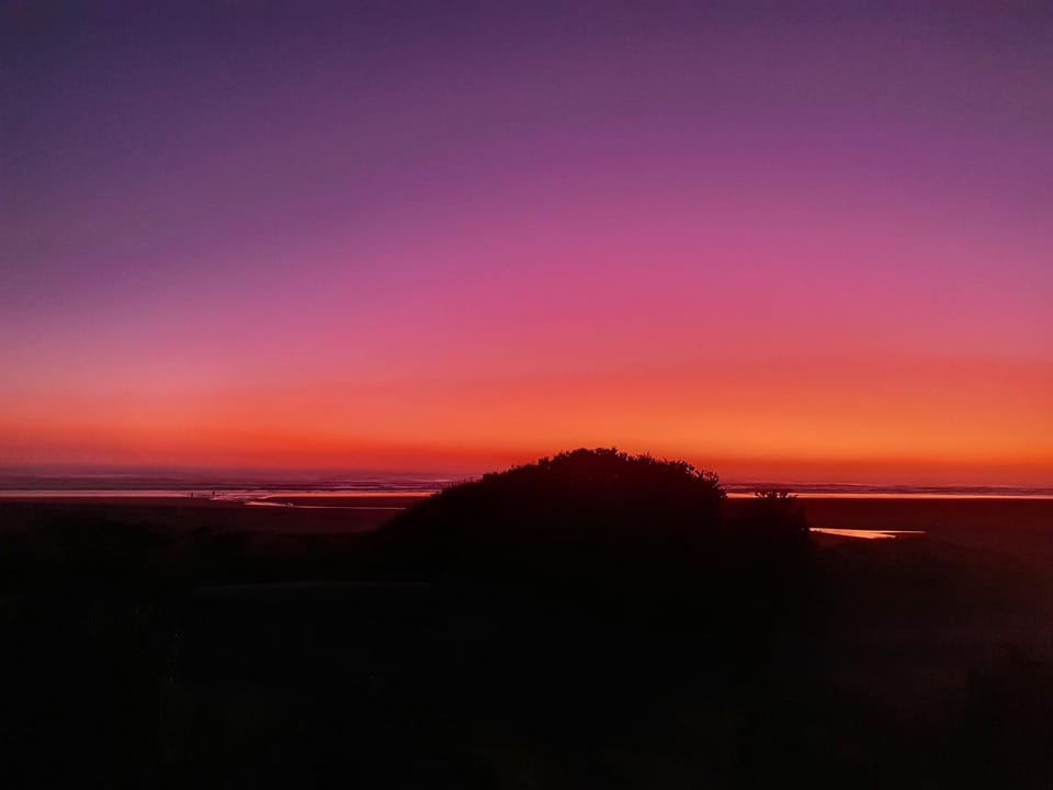 Natural landscape, Sea view, Sunset